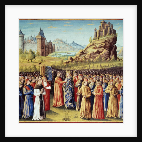 Louis VII the Younger taking the cross at Vezelay, in 1146 by Anonymous