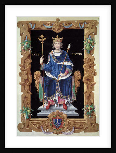 Portrait of Louis X le Hutin by Jean du Tillet