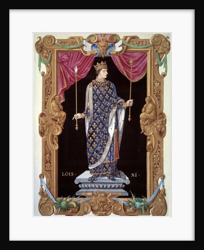 Portrait of Louis XI by Jean du Tillet