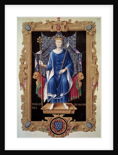 Portrait of King Philip VI of Valois by Jean du Tillet