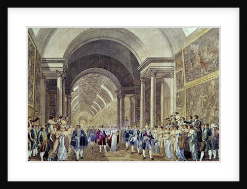 The wedding of Napoleon and Marie Louise at the Louvre by Anonymous