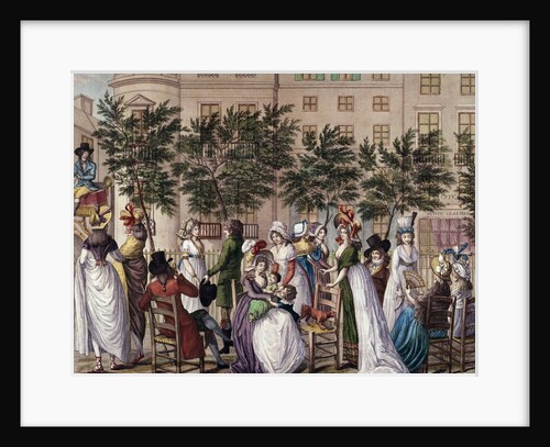 The walk on the Boulevard des Italiens in Paris by Desrais