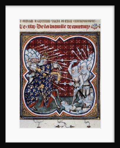 Battle of Courtrai or the Battle of the Golden Spurs, 1302 by Anonymous