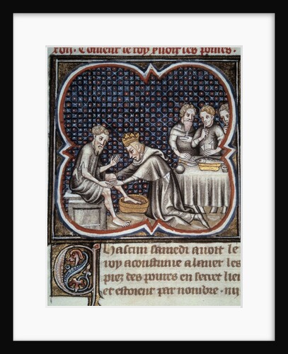 The piety of king St Louis by Jean Fouquet