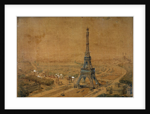 Rejected project for the Eiffel Tower design competition of 1886 by Anonymous
