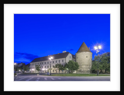 Zagreb Cathedral Fortification at Dawn by Anonymous