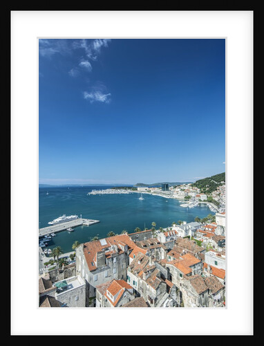 Split Harbor and Old Town by Anonymous