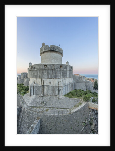 Minceta Tower and Old Town at Dawn by Anonymous