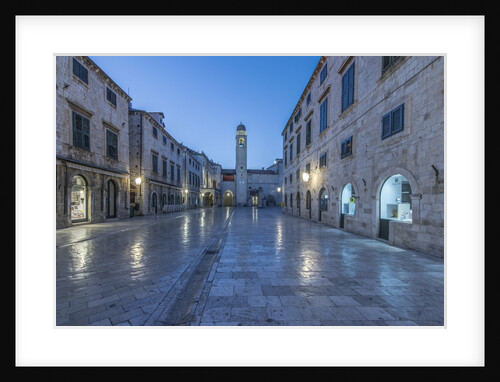 Stradun at Dawn by Anonymous