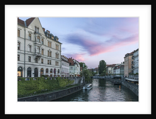 Ljubljana River Sunset by Anonymous