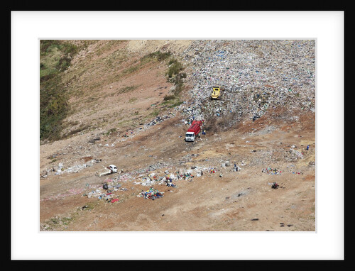 People on rubbish dump by Anonymous