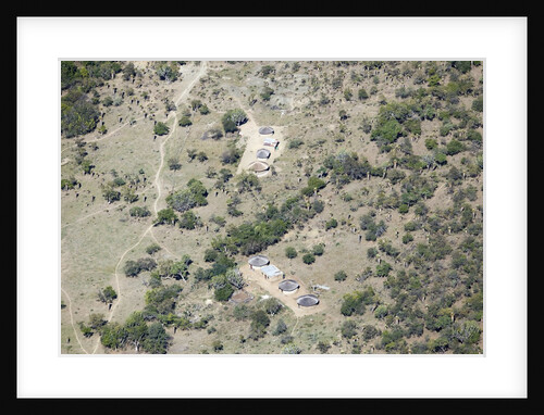 Traditional Zulu Homestead by Anonymous