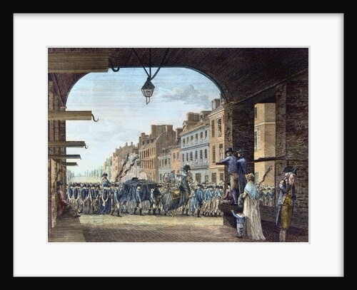 The funeral procession of George Washington by Anonymous