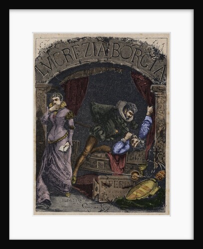 Michelotto Corella, executioner of Cesare Borgia strangle the Duke Alfonso of Aragon by Anonymous