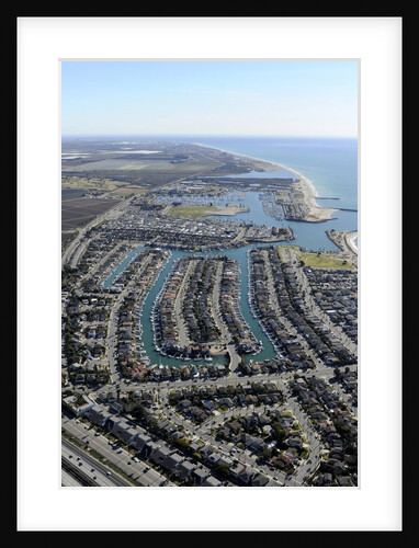 Aerial view of Ventura Harbor in Ventura, California by Anonymous