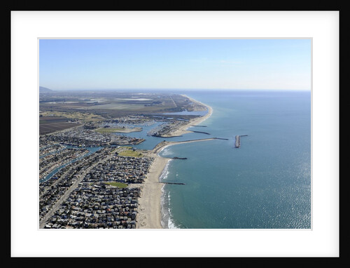 Aerial view of Ventura Marina in Ventura, California by Anonymous