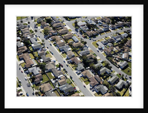 Aerial view of homes in Oxnard, California by Anonymous