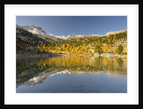 Alpine lake near Lavarella and Fanes huts,Sennes, Fanes, Braies Natural Park, Alto Adige, Italy by Anonymous