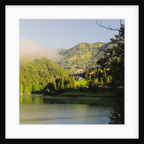 Sauris lake ad Sauris di Sotto in spring, Friuli, Carnia, Italy by Anonymous