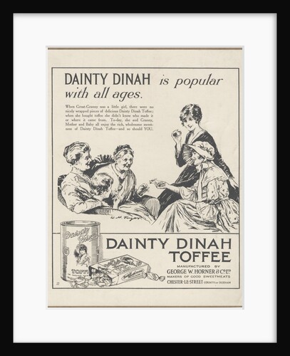 Dainty Dinah Toffee, c.1920. Artist: Wilfred Fryer by Anonymous