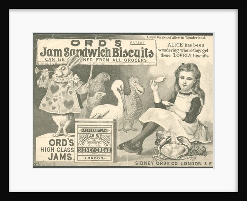 Sidney Ord Jam Sandwich Biscuit, 1890s. by Anonymous
