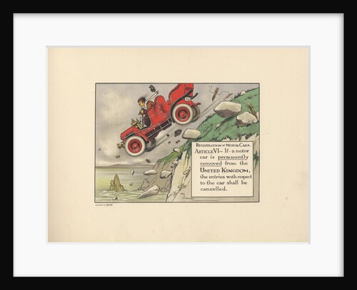 Motoritis, or other interpretations of the Motor Act. Article VI: Registration of Motor Cars, 1906. by Anonymous