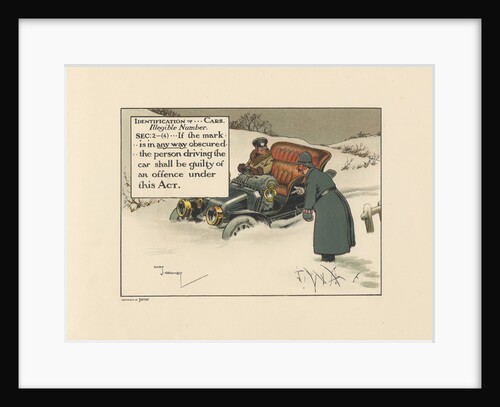 Motoritis, or other interpretations of the Motor Act. Identification of...cars. Illegible Number Sec by Anonymous