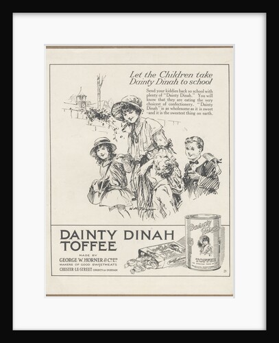 Dainty Dinah Toffee, c.1920. Artist: Wilfred Fryer by Anonymous