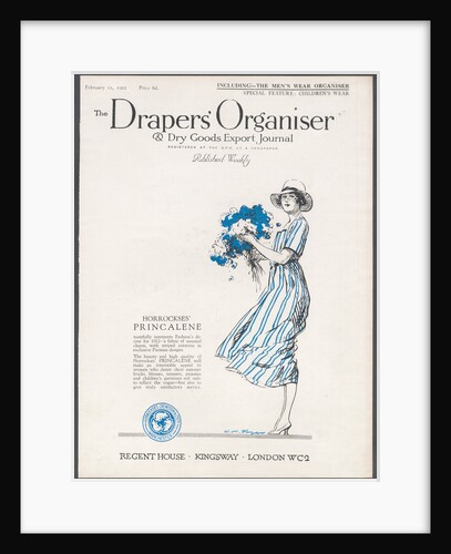 Draper's Organiser Magazine, 1922. Artist: Wilfred Fryer by Anonymous