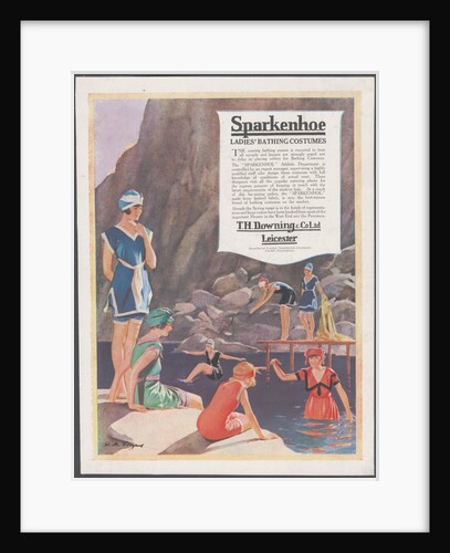 Sparkenhoe bathing costume, c.1920s. Artist: Wilfred Fryer by Anonymous