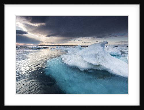 Melting Sea Ice, Hudson Bay, Nunavut Territory, Canada by Anonymous