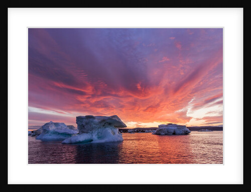 Melting Sea Ice, Hudson Bay, Nunavut Territory, Canada by Anonymous