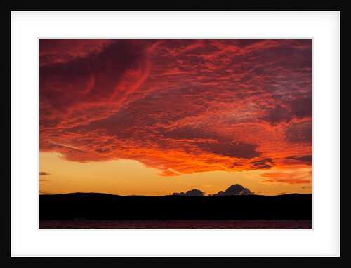 Midnight Sun Lights Clouds, Hudson Bay, Nunavut Territory, Canada by Anonymous