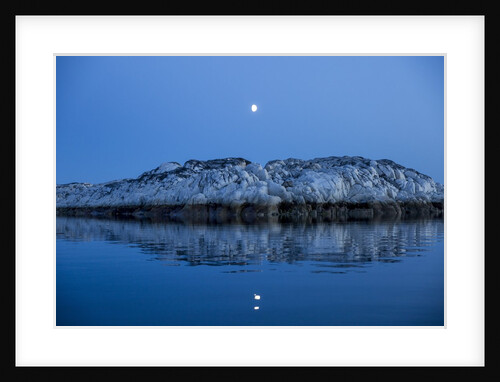 Moonrise over Marble Island, Nunavut Territory, Canada by Anonymous