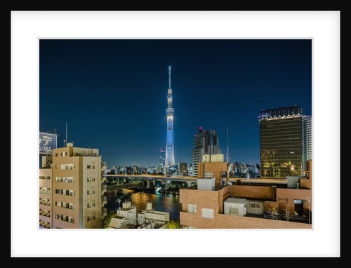 Asakusa, the town and the Tokyo Sky Tree by Anonymous