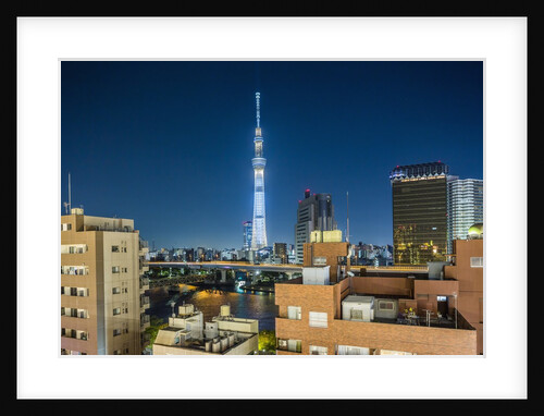 Asakusa, the town and the Tokyo Sky Tree by Anonymous