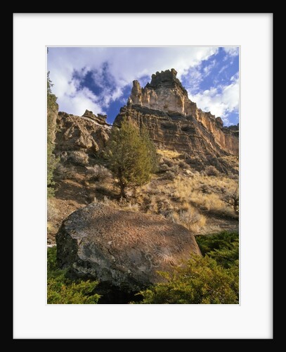 Crooked River Petroglyph by Anonymous