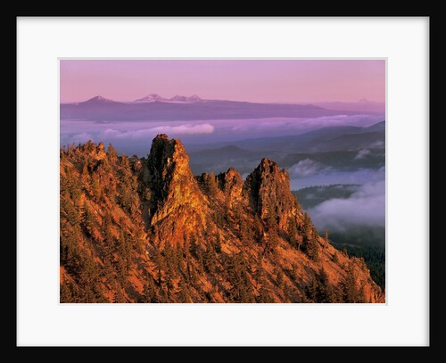 Morning light on Paulina Peak by Anonymous