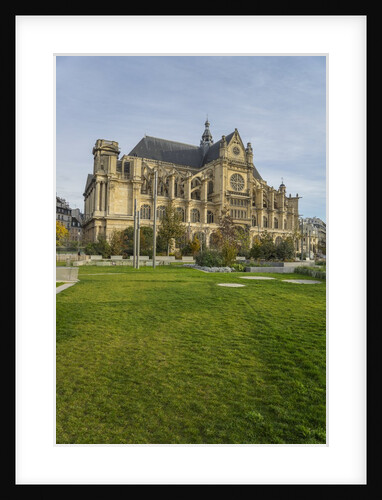 Les Halles, Saint Eustache church by Anonymous