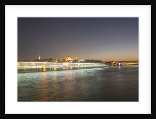 Bosporus view from Galata Bridge by Anonymous
