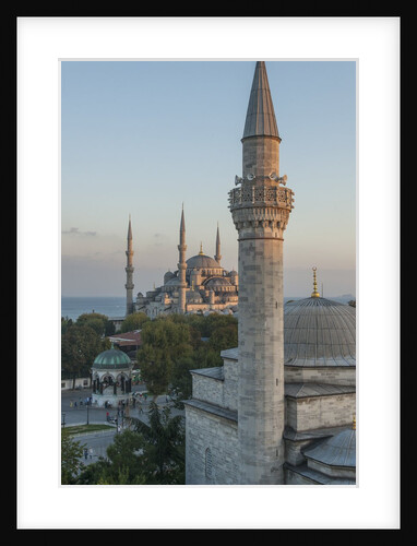 Firuz Aga mosque and Sultan Ahamet Camii (Blue Mosque) by Anonymous