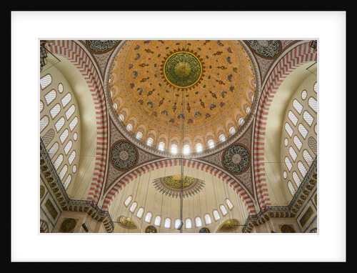 Inside Solyman Mosque by Anonymous