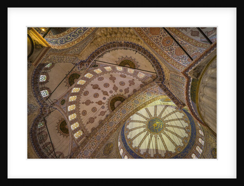 Inside Sultanahamet Cadii (Blue Mosque) by Anonymous