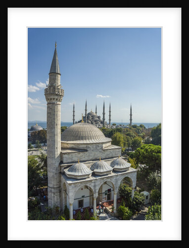 Firuz Aga mosque and Sultan Ahamet Camii (Blue Mosque) by Anonymous