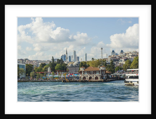 Besiktas Ferry Station and Barbaros Park by Anonymous