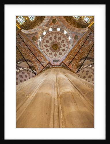 Inside Sultanahamet Cadii (Blue Mosque) by Anonymous