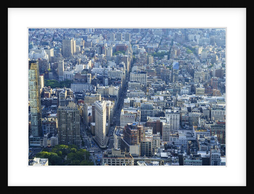 Manhattan skyline from above, New York City by Anonymous