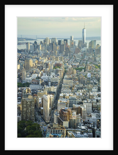 Manhattan skyline from above, New York City by Anonymous
