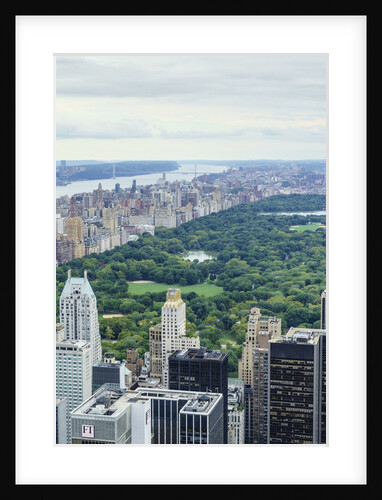 Central Park from above, New York City by Anonymous