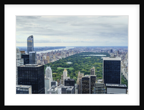 Central Park from above, New York City by Anonymous